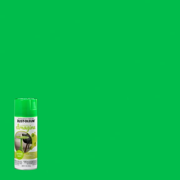 4 Pack, Green, Rust-Oleum Craft & Hobby Imagine Neon Spray Paint- 345654, 11 oz.