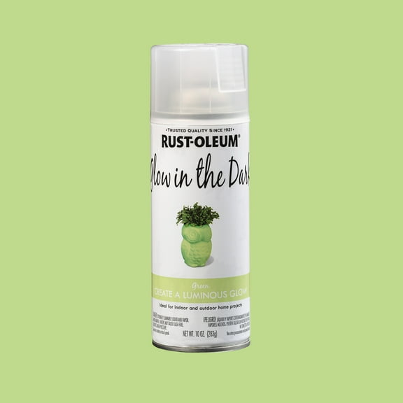 Green, Rust-Oleum Specialty Glow in the Dark Spray Paint 10 oz.
