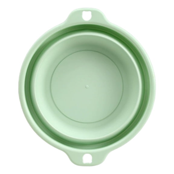 Green S Foldable Wash Basin Mini Collapsible Basin With Lightweight Structure, Space Efficient And Multi-Use For Travel, Camping, Pet Bath, Small Tasks 22X19.5X2.2In 0.165Lb