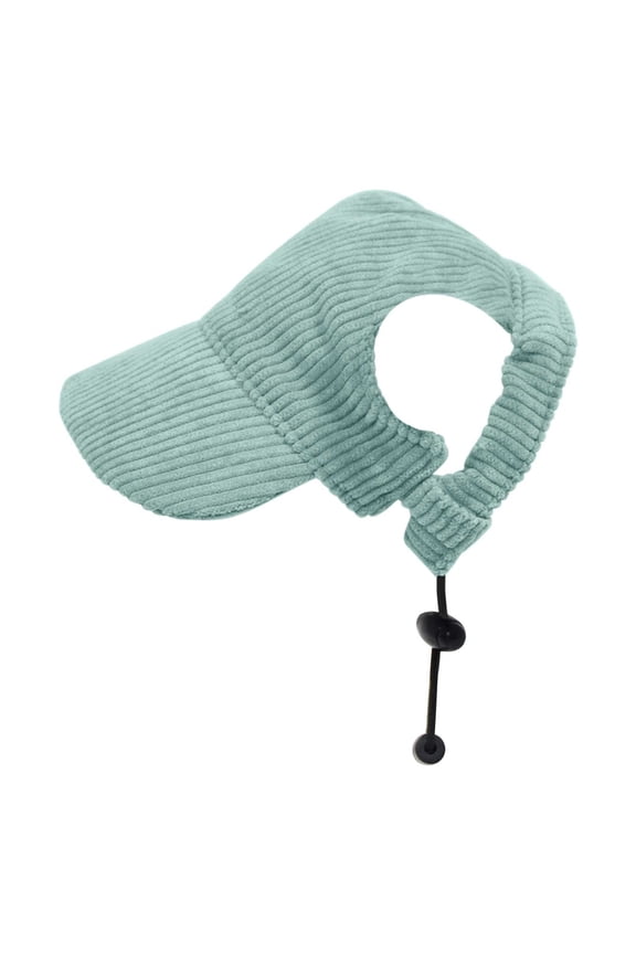 Green S Pet Baseball Cap Hat With Open Ears For Cat Dog Green S Cloth 6X5X4Inch