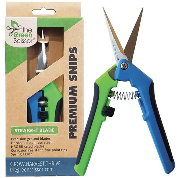 Green SCTGSPS Premium Snips Straight Scissor