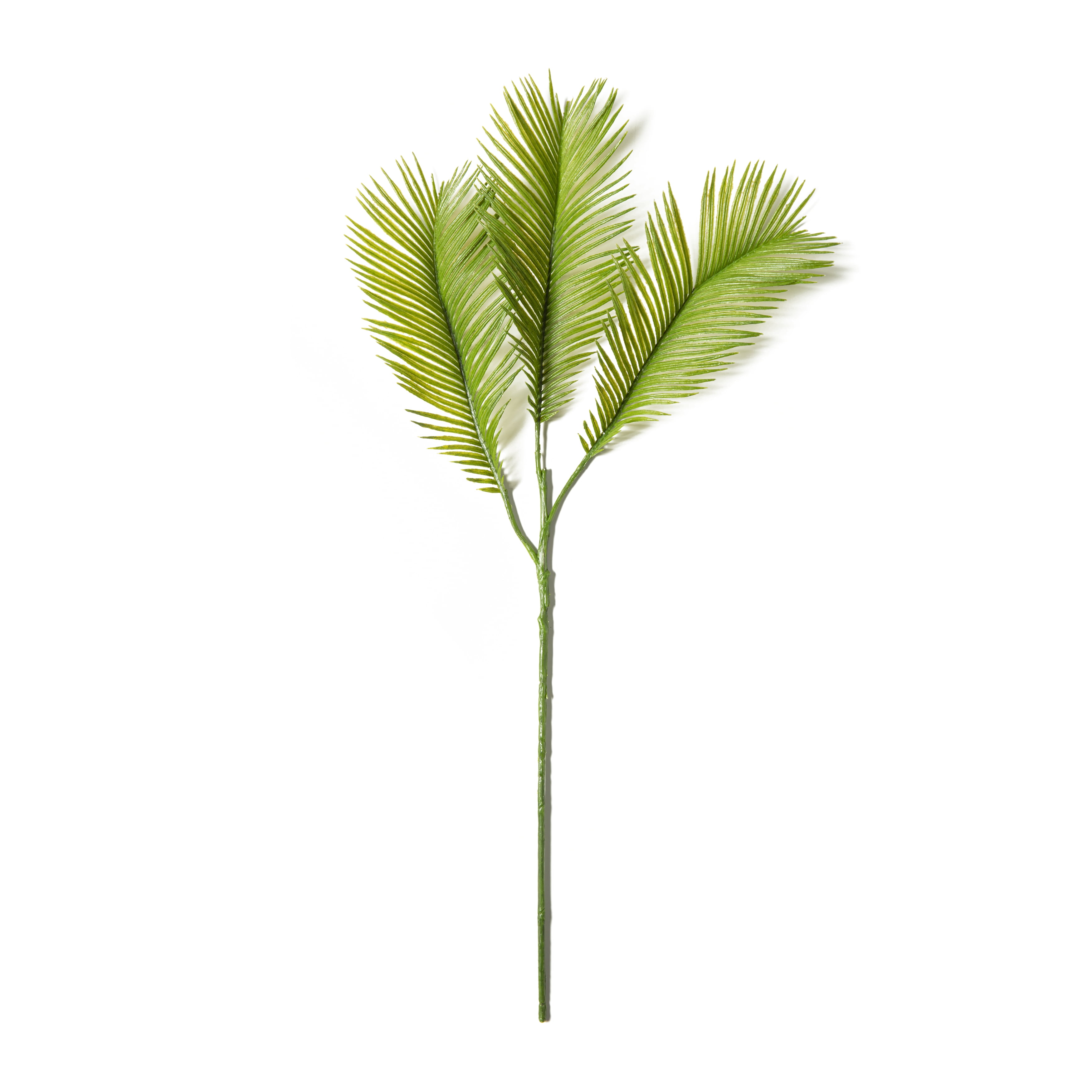 Green Faux Sago Palm Leaf Stem for Floral Arrangements