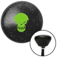 thumbnail image 1 of Green Scary Skull Black Retro Metal Flake Shift Knob with M16 x 1.5 Insert Shifter, 1 of 1