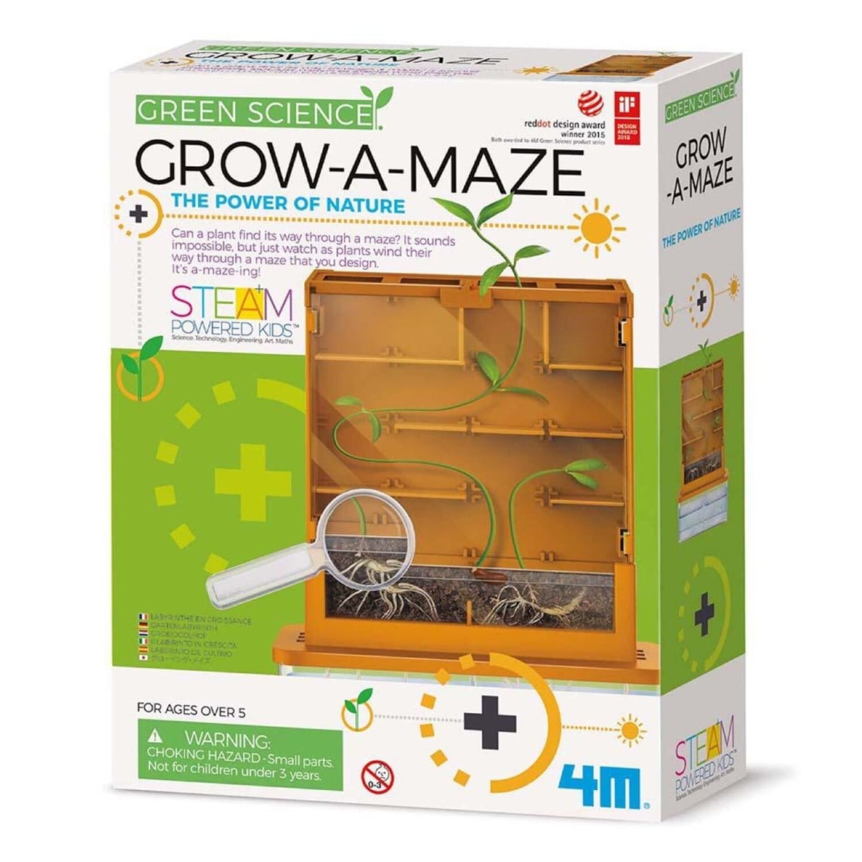 4M: Green Science - Grow-A-Maze - DIY Mini Plant Growth Lab