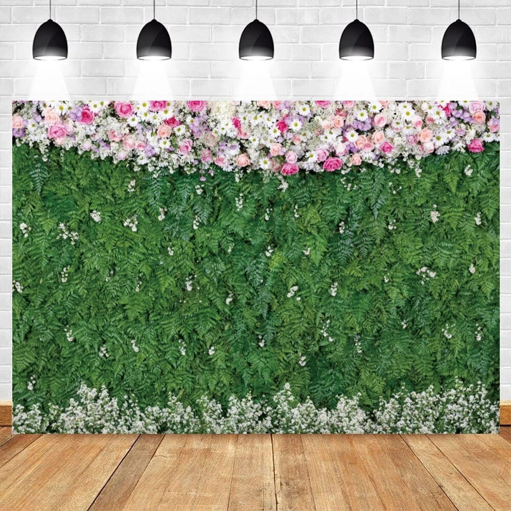 Green Screen Leaves Backdrop Flower Tropical Jungle Leaf Wall Grass ...