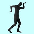 thumbnail image 1 of Green Screen Suit Chroma Key Jumpsuits for Movie Video Invisible Effect Photographic Filming Studio Props (black,160-175cm), 1 of 7