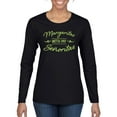 thumbnail image 1 of Green Señoritas Funny Cinco de Mayo Cinco De Mayo Womens Long Sleeve T-Shirt, Black, X-Large, 1 of 5