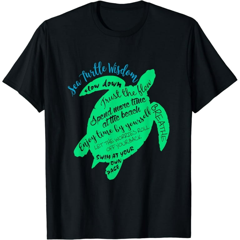 Green Sea Turtle Hawaiian Honu Wisdom T-Shirt Green Sea Turtle Hawaiian Honu Wisdom T-Shirt