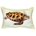 thumbnail image 1 of Green Sea Turtle Small Indoor/Outdoor Pillow 11x14, 1 of 2