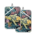 thumbnail image 1 of Green Sea Turtle in The Sea Oven Mitts Pot Holders 2 pcs Heat Resistant for Kitchen Baking Grilling, 1 of 7
