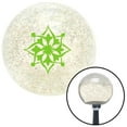 thumbnail image 1 of Green Sharp Spinning Fan Blades Clear Metal Flake Shift Knob with M16 x 1.5 Insert Brody, 1 of 1