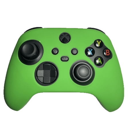 Green Silicone Gaming Grip For Xbox Series X S Controllers
