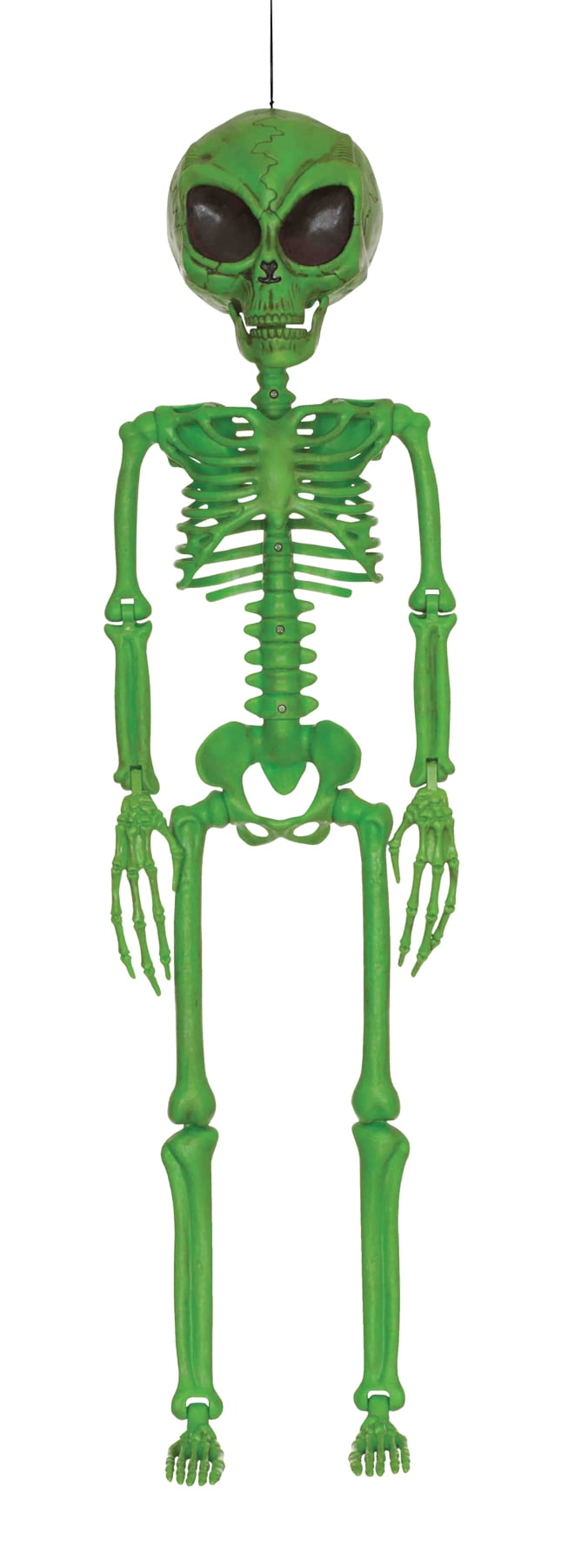 Green Skeleton Alien Halloween Decoration