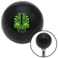 thumbnail image 1 of Green Skull 5 Black Shift Knob with M16 x 1.5 Insert Shifter Auto Manual Custom Brody, 1 of 1
