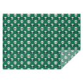 thumbnail image 1 of Green Skull Bat Pattern Rectangle Tablecloth 60"x84",Waterproof Polyester Rectangle Table Cloth, Wipeable Spillproof Polyester Tablecloth for Dining, Camping, Indoor and Outdoor, 1 of 5