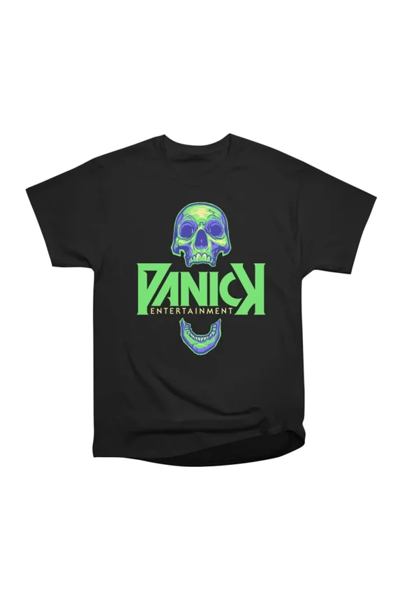 Green Skull Bite Logo T-Shirt Tee Gift For Him Merch For Her Apparel For Friend
