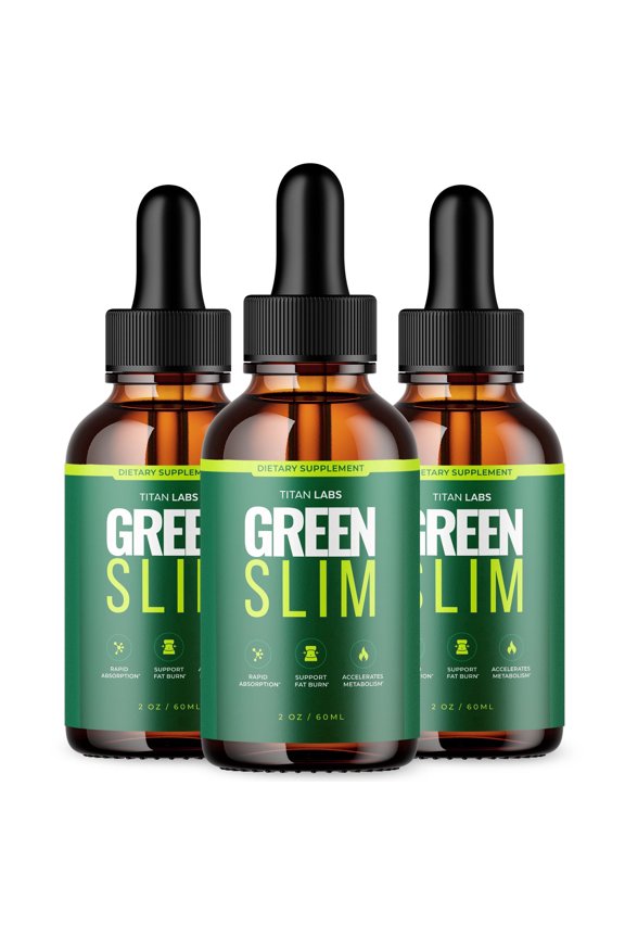 Green Slim Advanced Formula Drops to Support Active Lifestyle GreenSlim 90 Servings