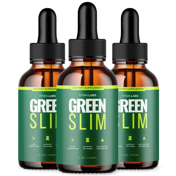 Green Slim Advanced Formula Drops to Support Active Lifestyle GreenSlim 90 Servings