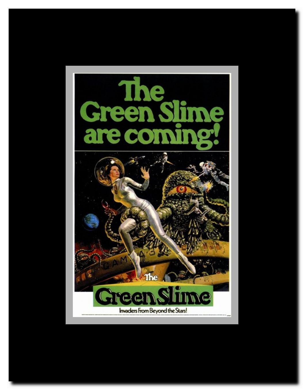 Green Slime Framed Movie Poster