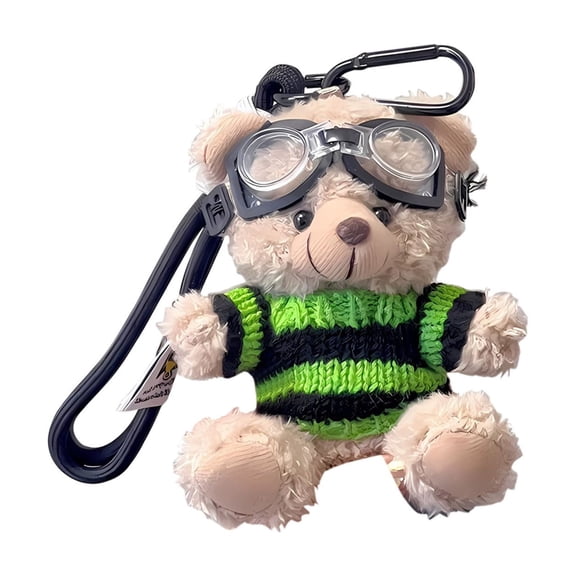 Green Small Plush Stuffed Animal In Earth Tone Mini Soft Toy For Decoration Emotional Support And Playful Display