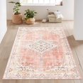 Boho Vintage Rug for Bathroom Living Room Bedroom Kitchen Office Rug