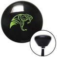 thumbnail image 1 of Green Snake Profile Black Retro Shift Knob with M16 x 1.5 Insert Shifter Auto Brody, 1 of 1