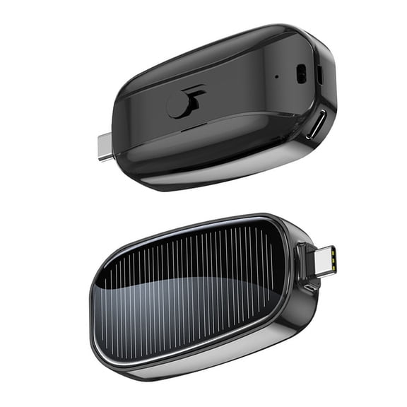 Green Solar Device Transportable Tiny USB Compatible for Phones Tablets and Other Electronic Devices