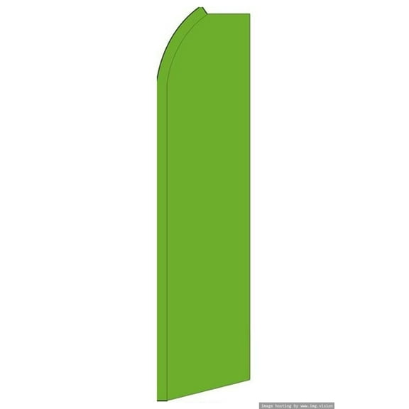 Green (Solid-Color) Swooper Flag (Hardware Not Included) |Advertisement /Business Flags | Feather Flag |