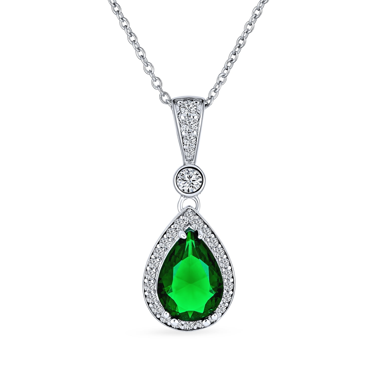 Imitation emerald deals necklace