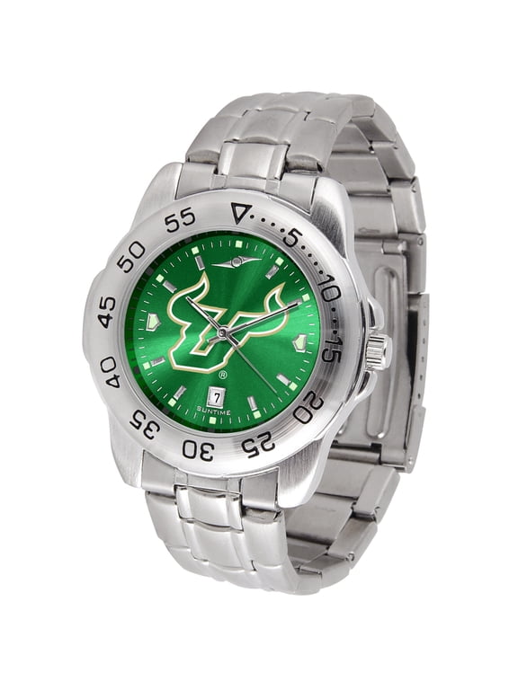 Green South Florida Bulls Sport Steel AnoChrome Watch