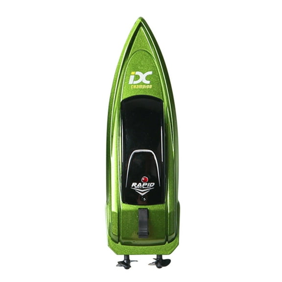 Green Speedboat 2.4G Mini Remote Control Toy High Speed Racing Yacht Water Fun Play Activity