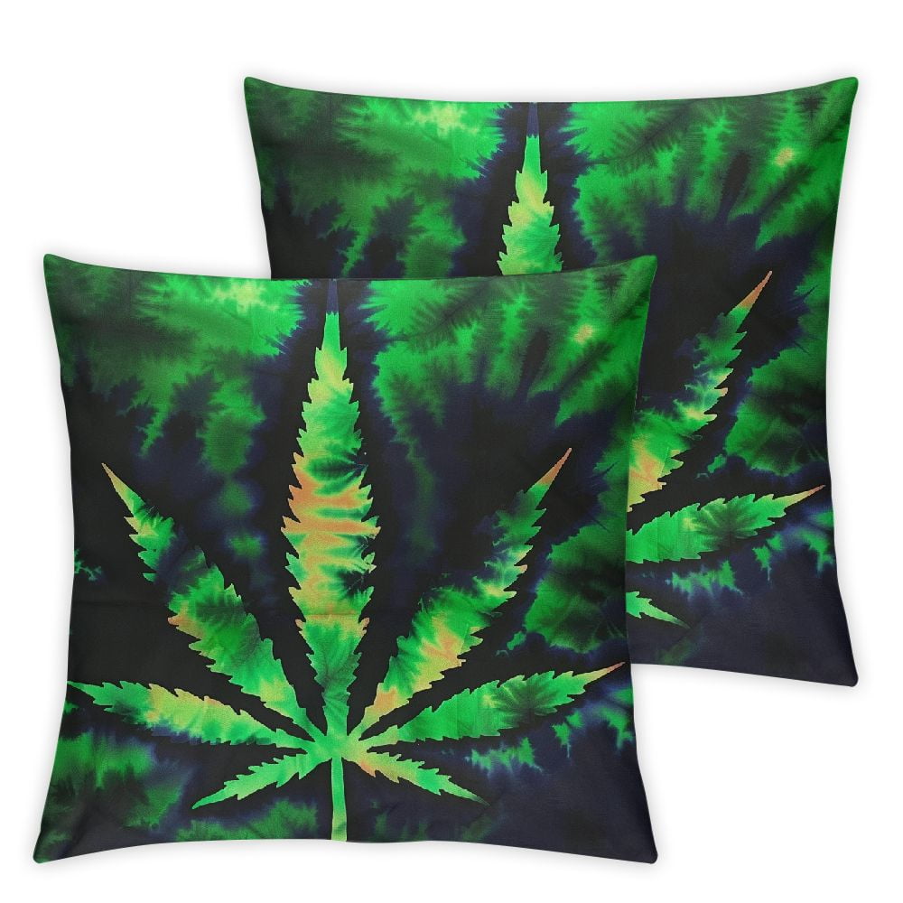 Modern Geometric Throw Pillow Covers 18x18 Inch, Set Of 2 - Teal Blue Gray White Abstract Spiral Design, Hidden Zipper, Polyester