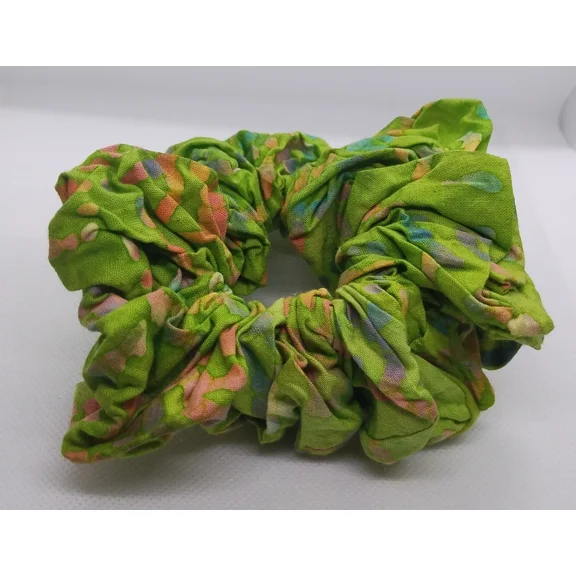 Green Splash Hair Cloud Scrunchie