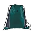 thumbnail image 1 of Green Sport Jersey Drawstring Backpack, 1 of 4