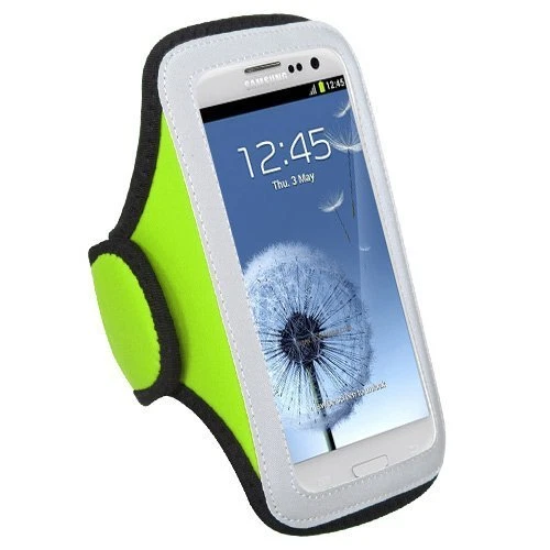 Green Sports Universal Armband Pouch Case Dell Venue Gsm Phone 3G Android