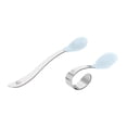 thumbnail image 1 of Green Sprouts - 2Pk Silicone and Stainless Steel Training Spoons, Light Spice, 1 of 1