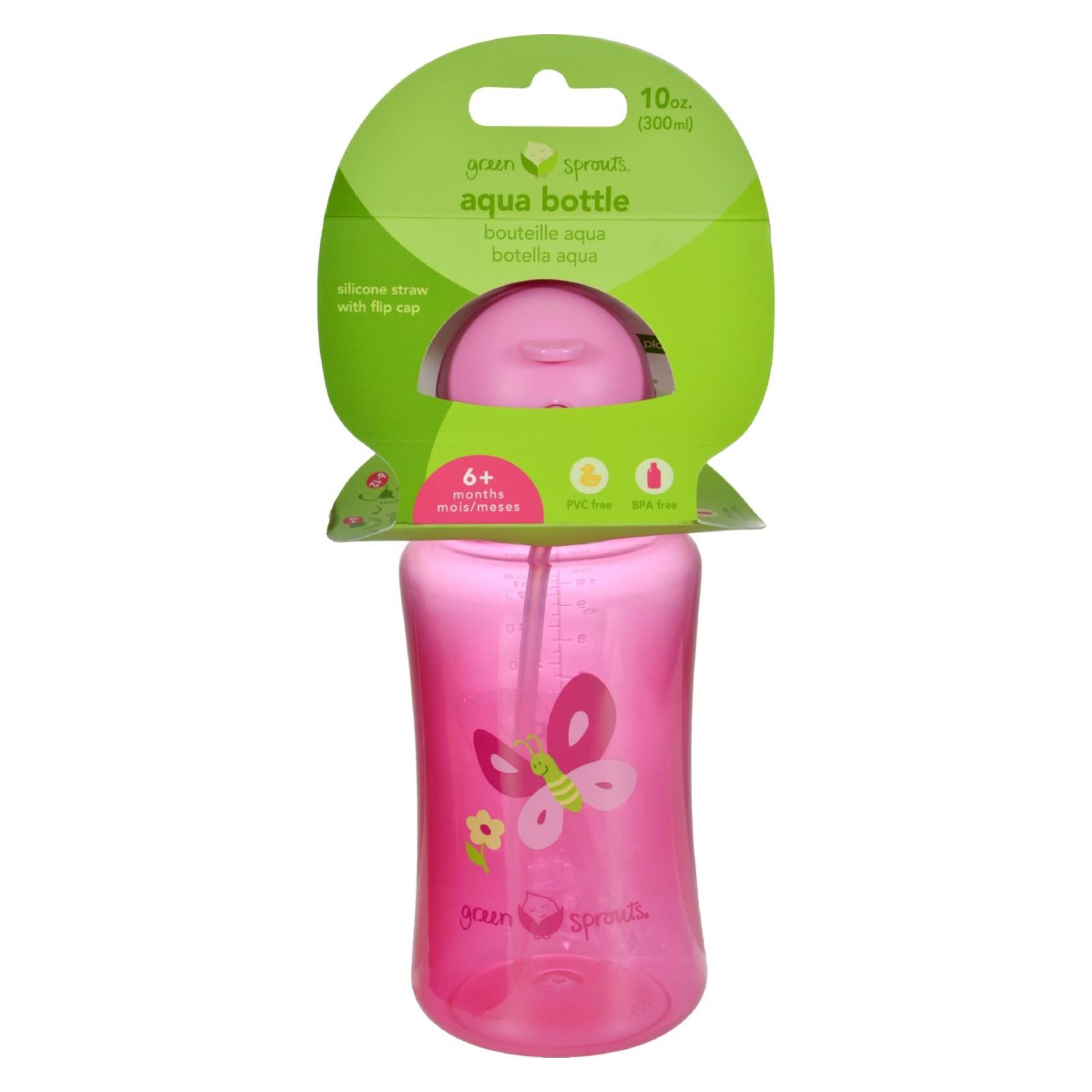 Green Sprouts Aqua Bottle - Pink - 1 Ct - image 1 of 4