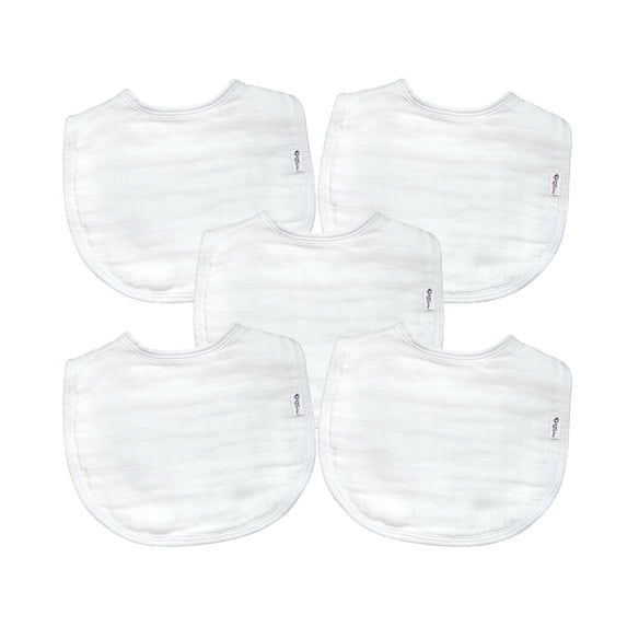 green sprouts Muslin Bibs made from Organic Cotton (5pk)