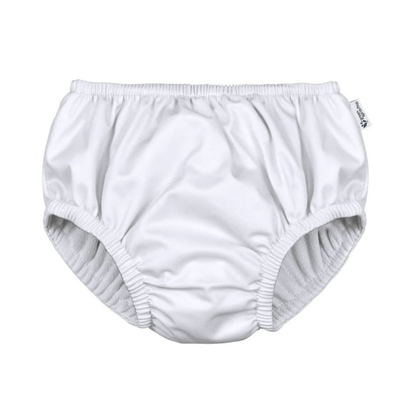 Green Sprouts Eco Pull-Up Reusable Baby Swim Diaper, Size 12M, White