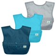 thumbnail image 1 of Green Sprouts Snap  Go Easy-Wear Bib 3-Pack Set, Blue  Grey Set, 1 of 3