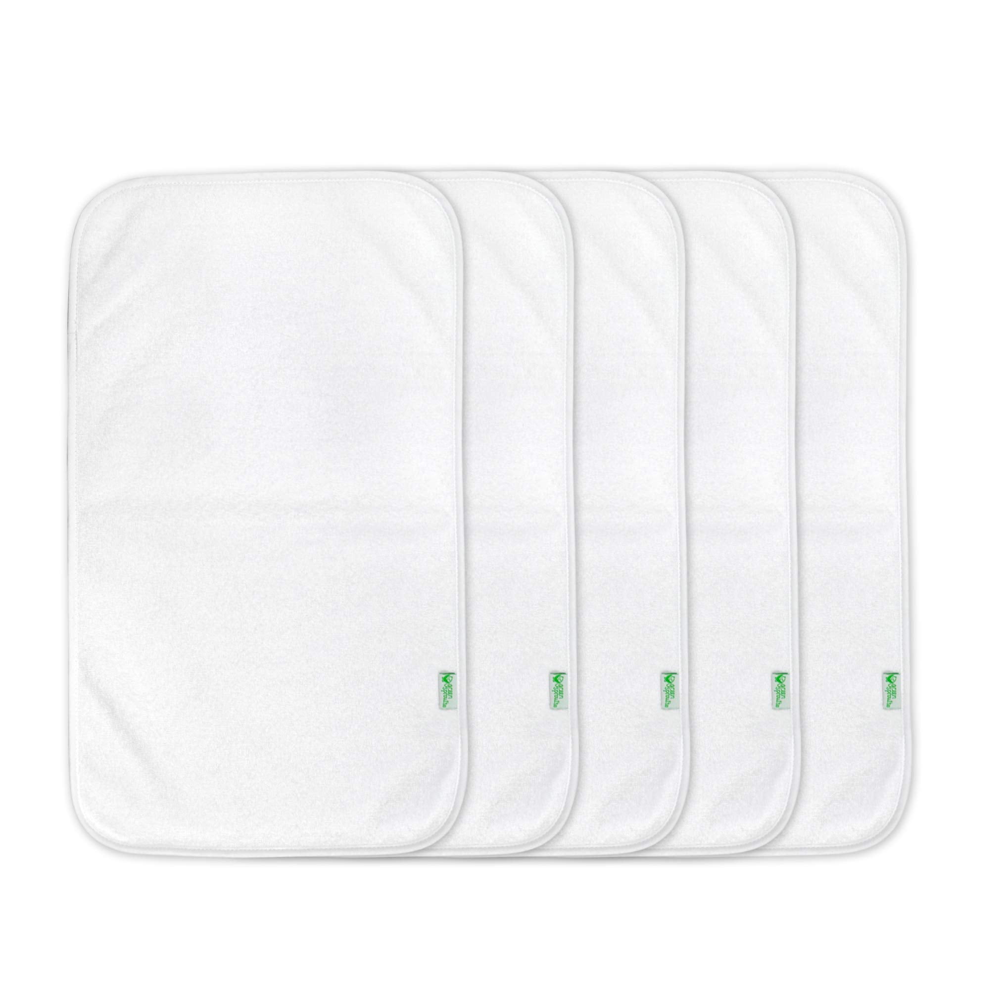 Green Sprouts StayDry Burp Pads (5pk)White SetAdult Use Only