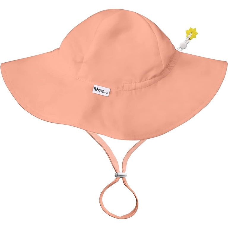 Green Sprouts UPF 50+ Eco Wide Brim Shade Hat Breakaway Chin Clasp ...