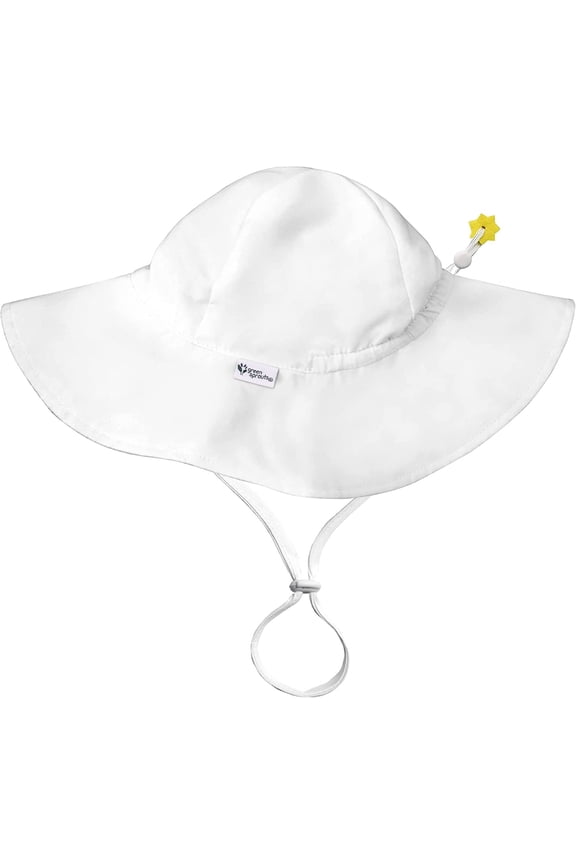 - Upf50+ Eco Brim Hat, White
