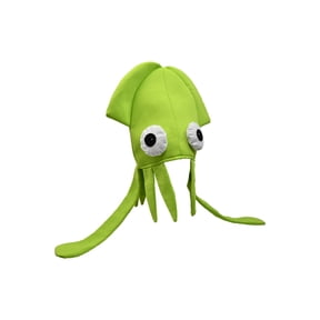 Green Squid Hat Party Booth Costume Accessory
