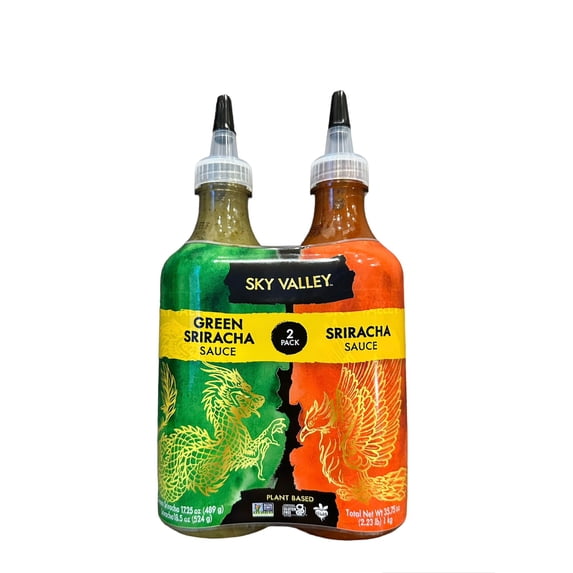 Green Sriracha and Sriracha Sauce