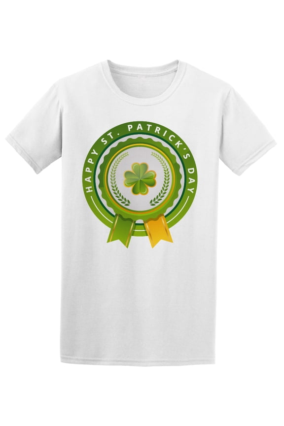Green St Patricks Day Emblem Tee Men's -Image by Shutterstock