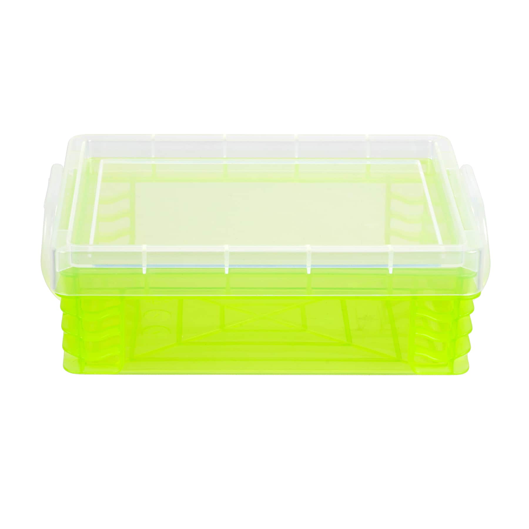 Green Stacking Crayon Box by Simply Tidy Plastic Storage Containers