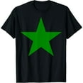 thumbnail image 1 of Green Star Graphic Unisex Basic Lightweight Short Sleeve T-Shirt, 1 of 6