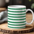 thumbnail image 1 of Green Sted Ceramic Mug Minimalisoffee Cup Modern Kitche Gift Her Ceramic Drinkware., 1 of 4