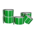 thumbnail image 1 of Green Sticker Label Rolls 1.57" x 0.75", 5 Rolls- 2500-Pack, Rectangular Easy Write Labels 40mmx19mm by Royal Green, 1 of 6
